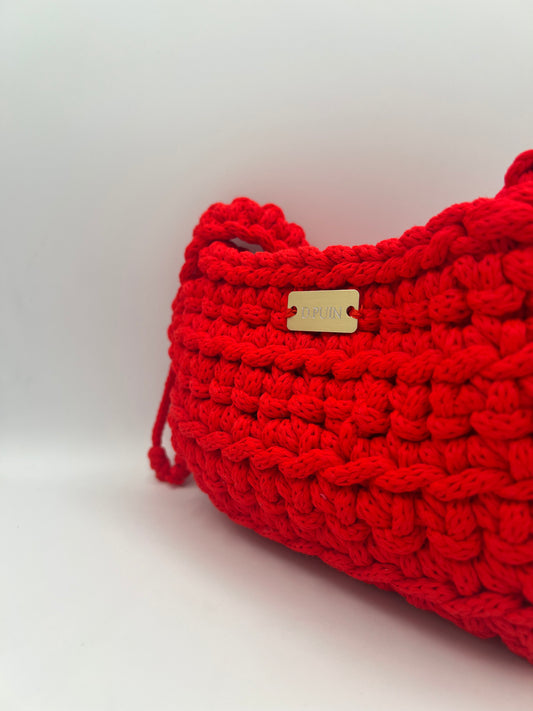 D.PUIN Handmade Crochet Bag – St. George's Red