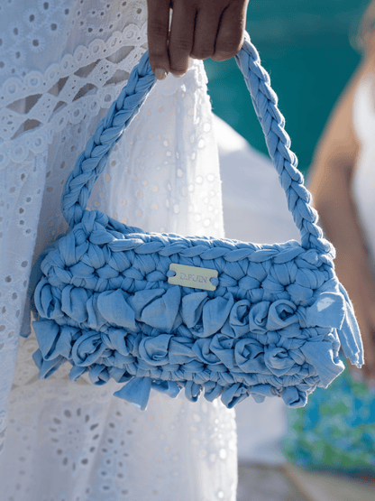 D.PUIN Handmade Crochet Bag – Blue Hole
