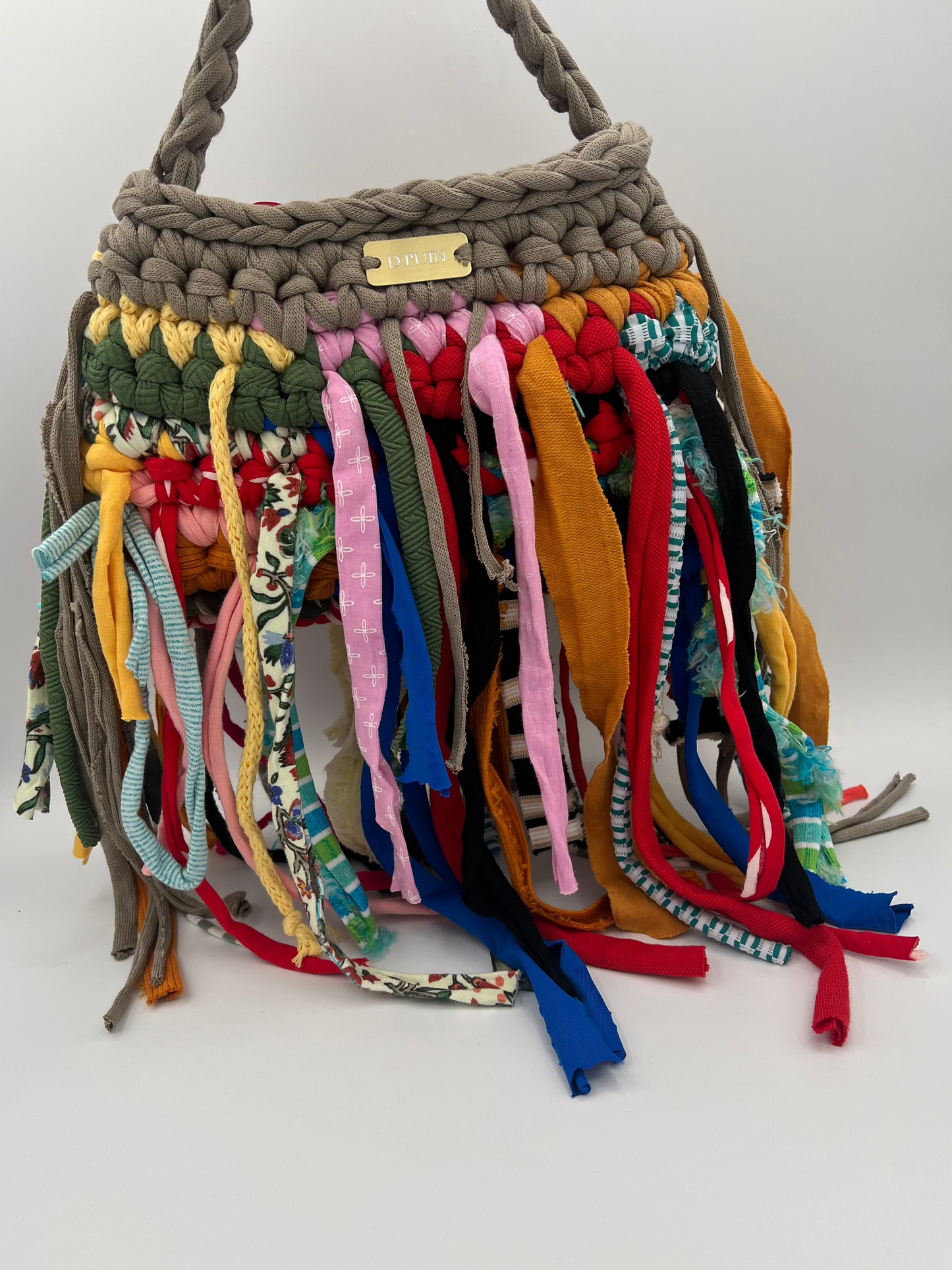 D.PUIN Handmade Crochet Bag – Fringe Fusion