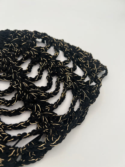 D.PUIN Handmade Crochet Mesh Hat