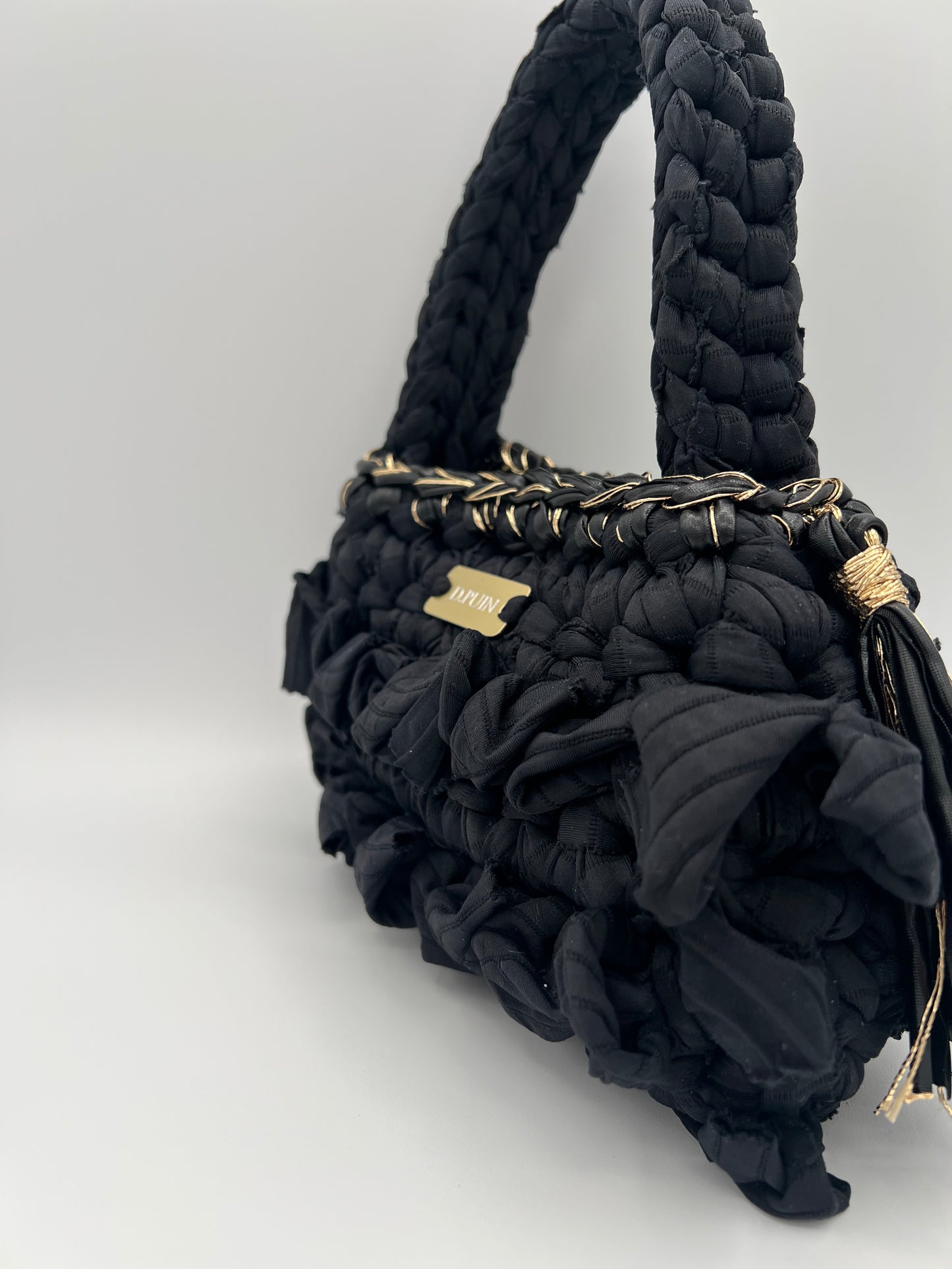 D.PUIN Handmade Crochet Bag – Golden Touch