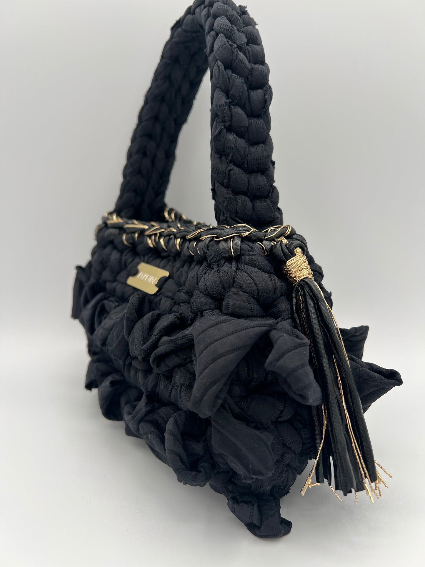 D.PUIN Handmade Crochet Bag – Golden Touch