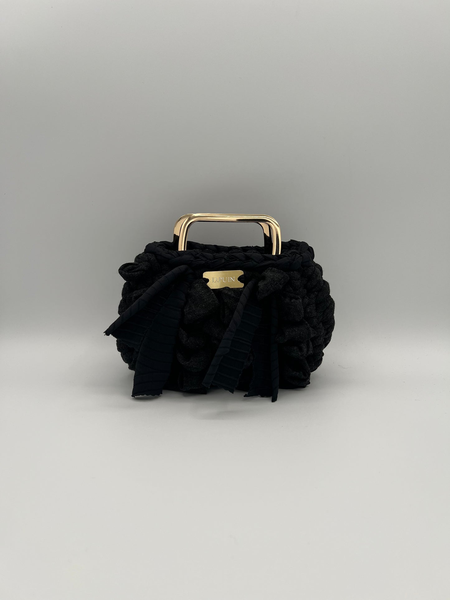 D.PUIN Handmade Crochet Bag – Noir