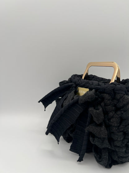 D.PUIN Handmade Crochet Bag – Noir