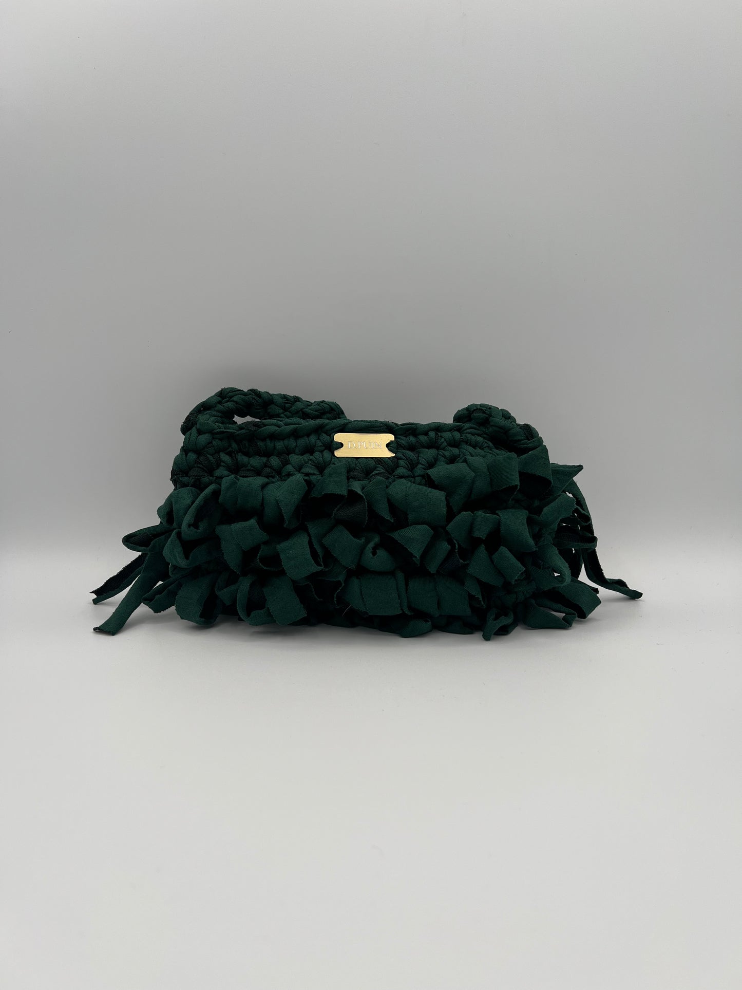 D.PUIN Handmade Crochet Bag – Forest Ruffle