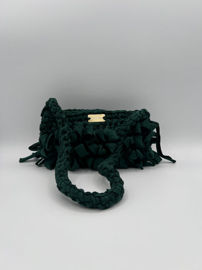 D.PUIN Handmade Crochet Bag – Forest Ruffle