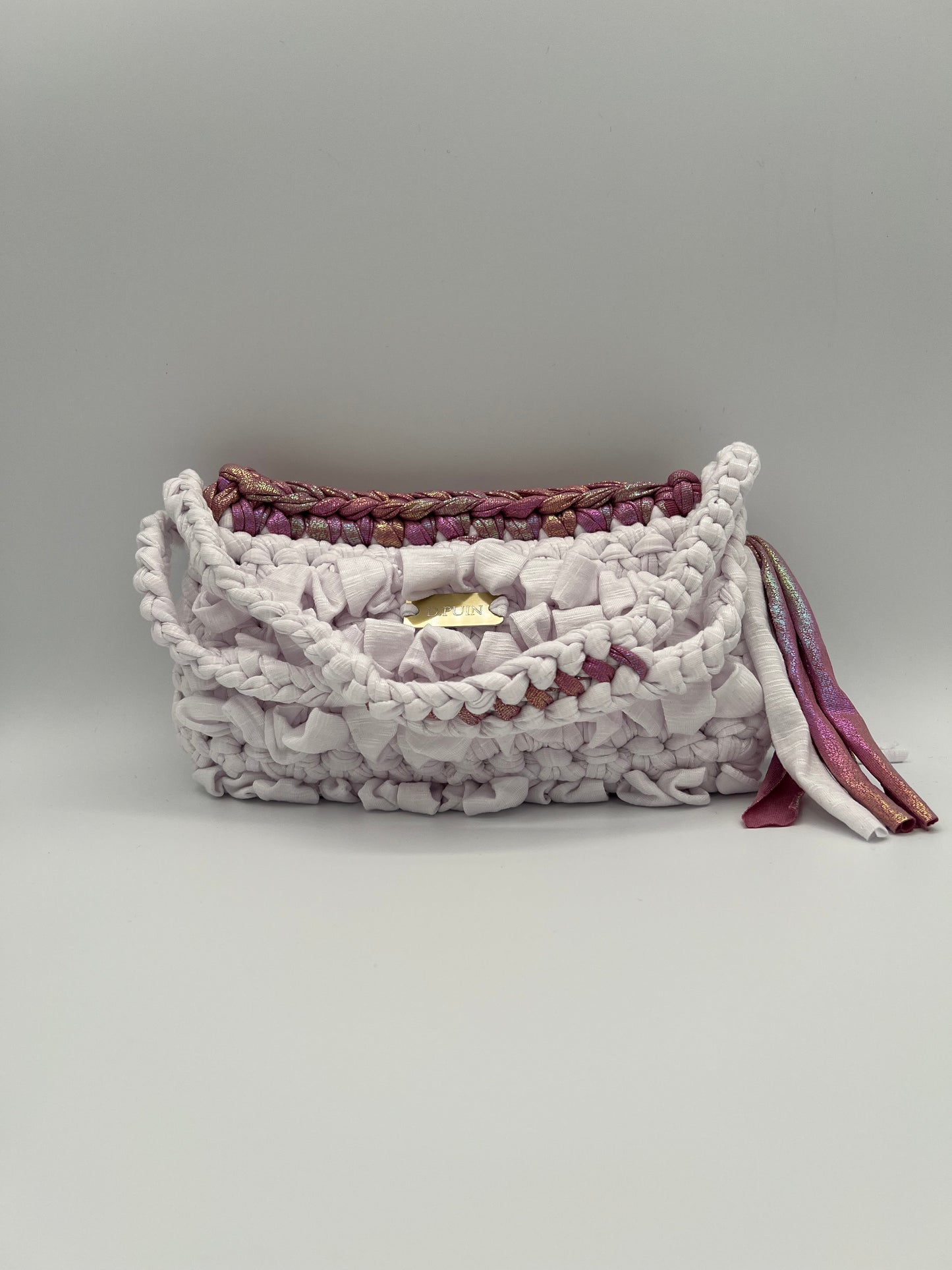 D.PUIN Handmade Crochet Bag – Frosted Rosé