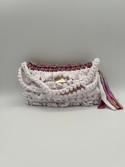 D.PUIN Handmade Crochet Bag – Frosted Rosé