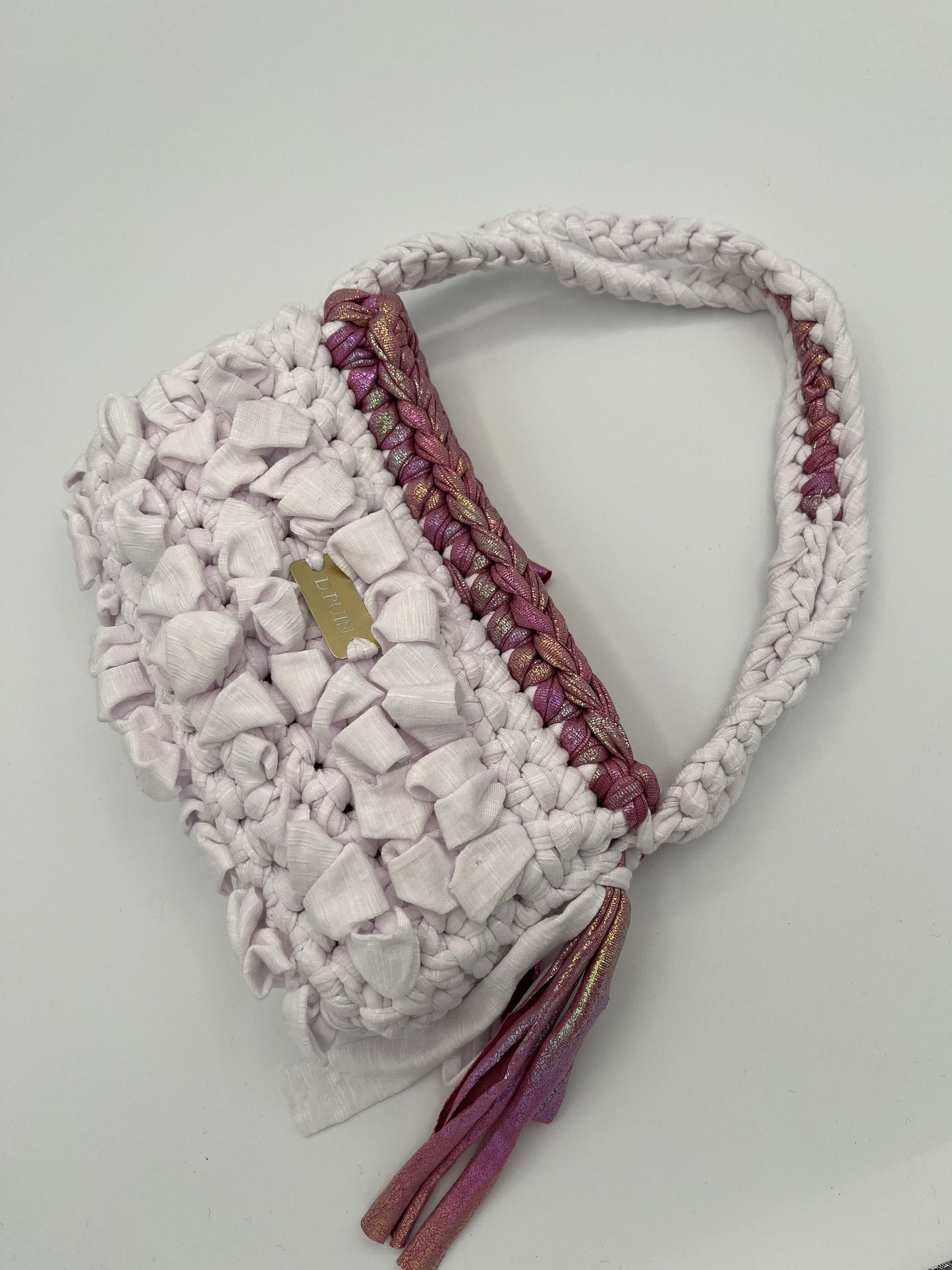 D.PUIN Handmade Crochet Bag – Frosted Rosé