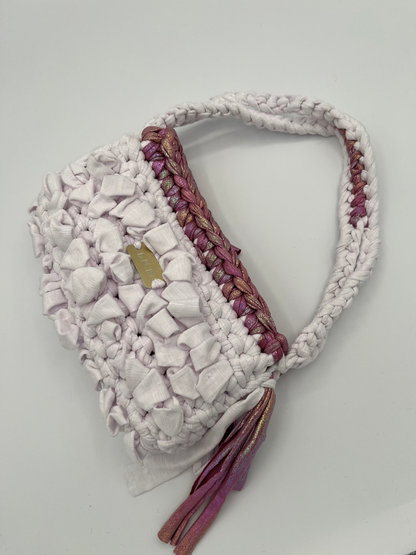 D.PUIN Handmade Crochet Bag – Frosted Rosé