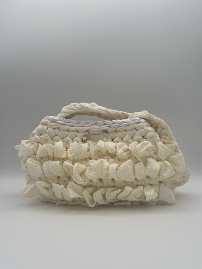 D.PUIN Handmade Crochet Bag – Moonlit Ruffle