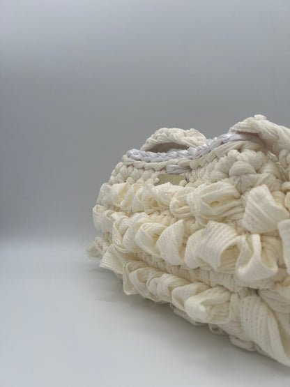 D.PUIN Handmade Crochet Bag – Moonlit Ruffle