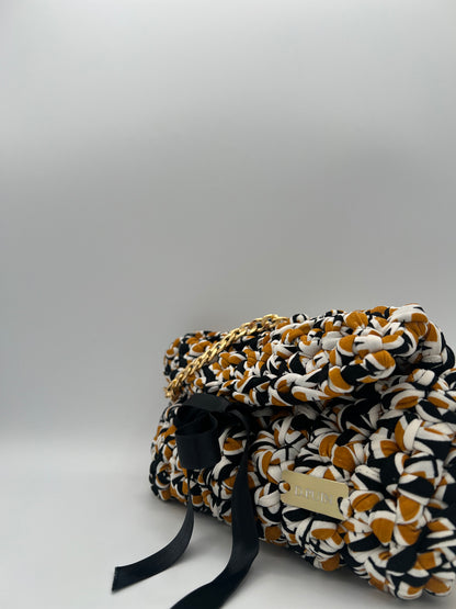 D.PUIN Handmade Crochet Bag – Gold Mix
