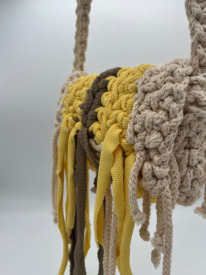 D.PUIN Handmade Crochet Bag – Sunbeam Fringe
