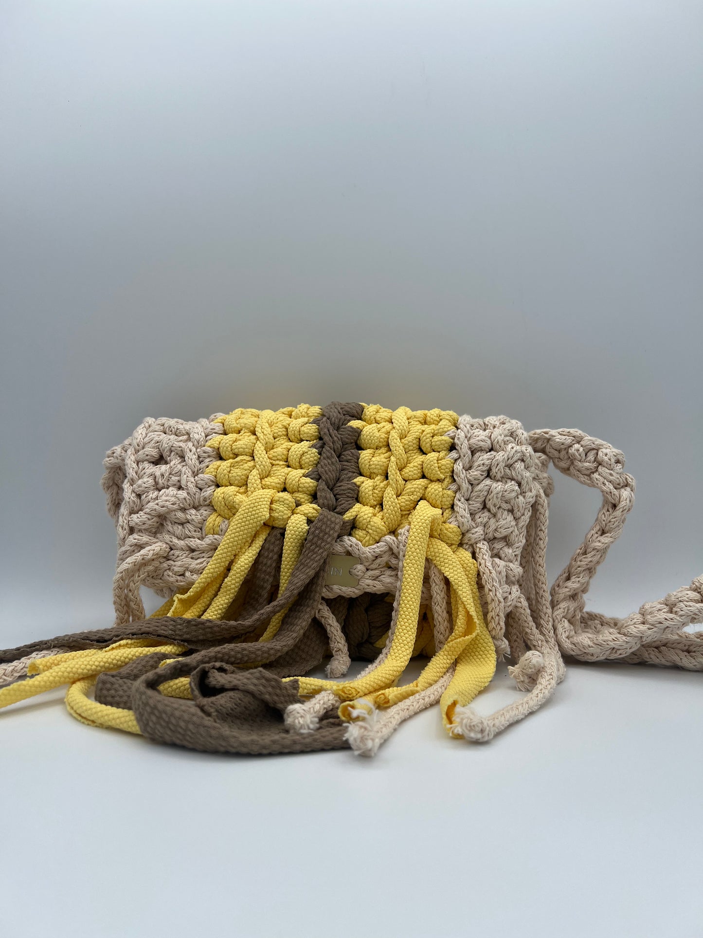 D.PUIN Handmade Crochet Bag – Sunbeam Fringe