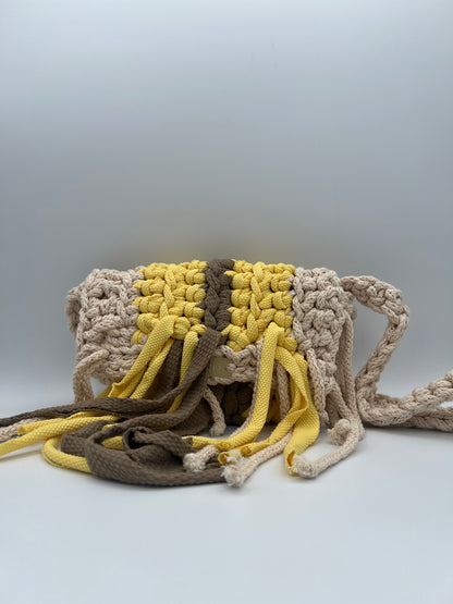 D.PUIN Handmade Crochet Bag – Sunbeam Fringe