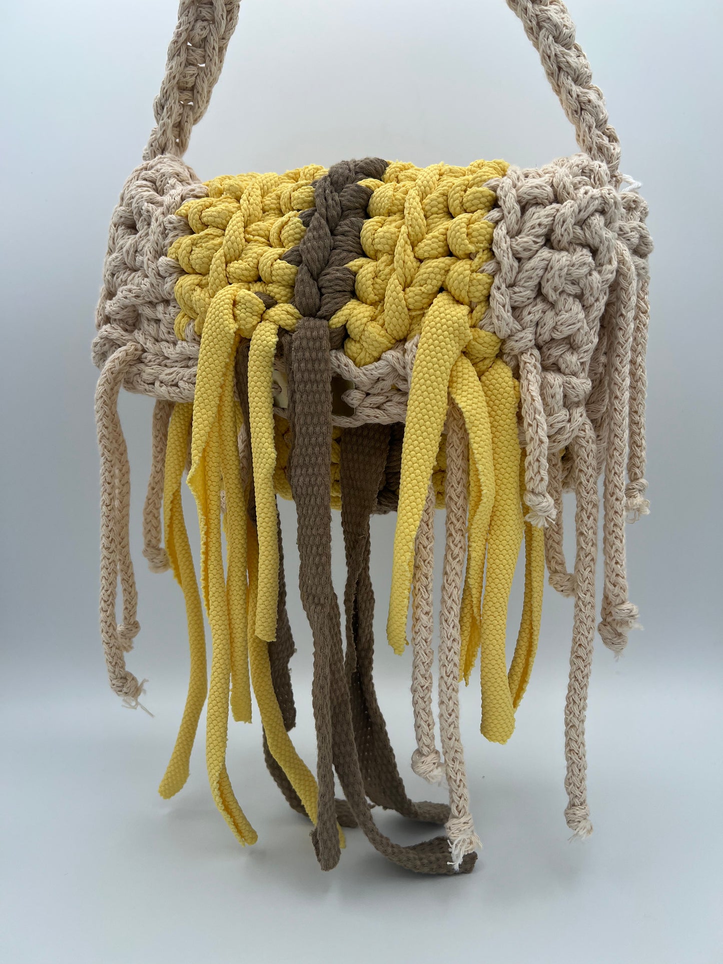 D.PUIN Handmade Crochet Bag – Sunbeam Fringe