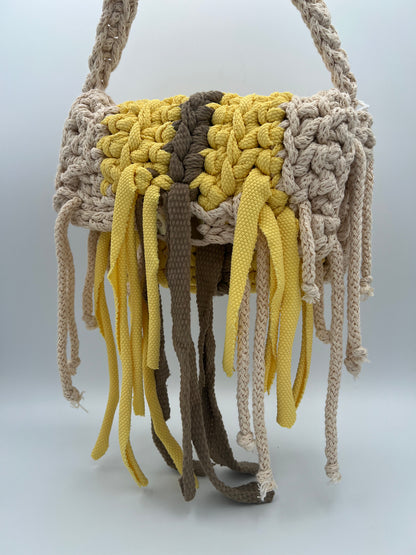 D.PUIN Handmade Crochet Bag – Sunbeam Fringe