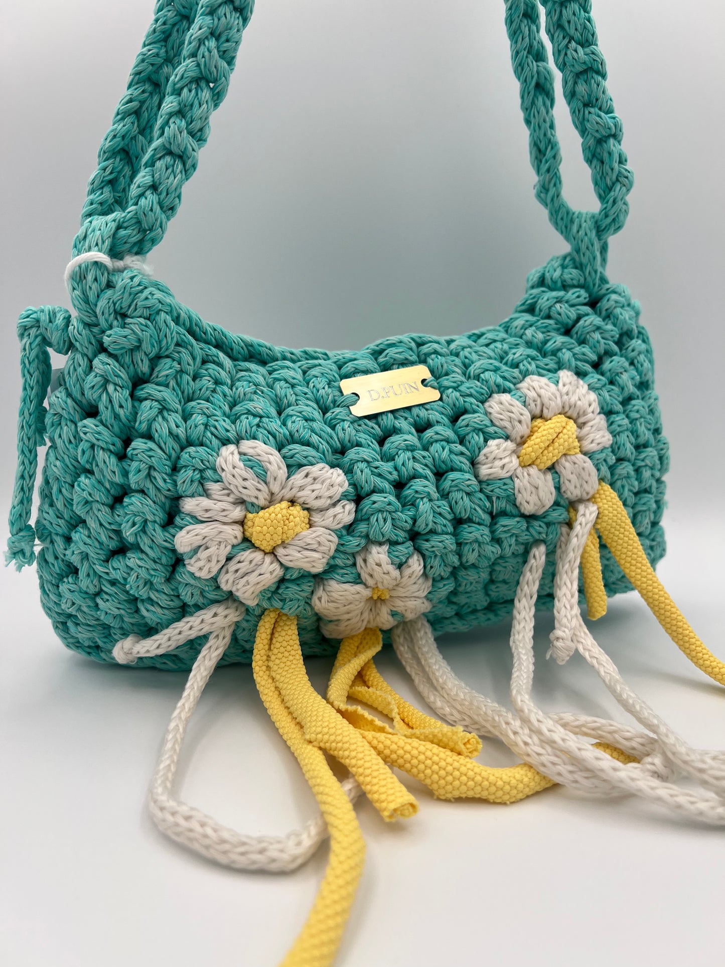 D.PUIN Handmade Crochet Bag – Daisies Bloom