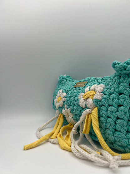 D.PUIN Handmade Crochet Bag – Daisies Bloom