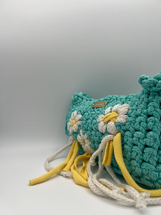 D.PUIN Handmade Crochet Bag – Daisies Bloom