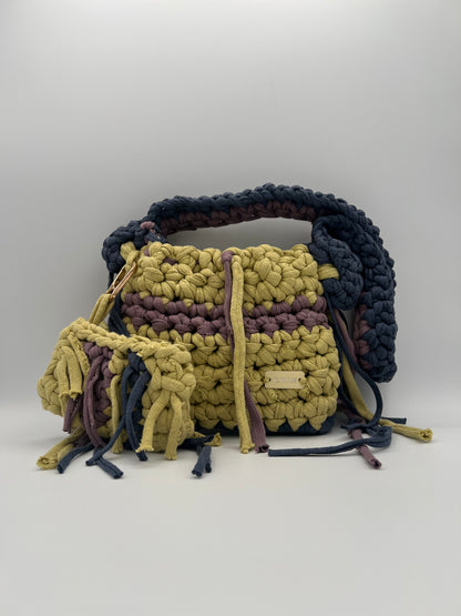 D.PUIN Handmade Crochet Bag – Kaki Set