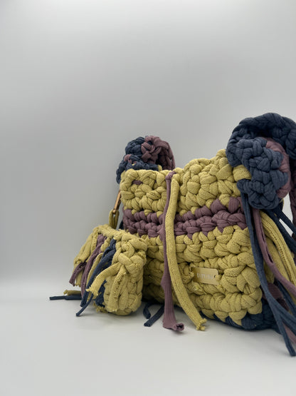 D.PUIN Handmade Crochet Bag – Kaki Set