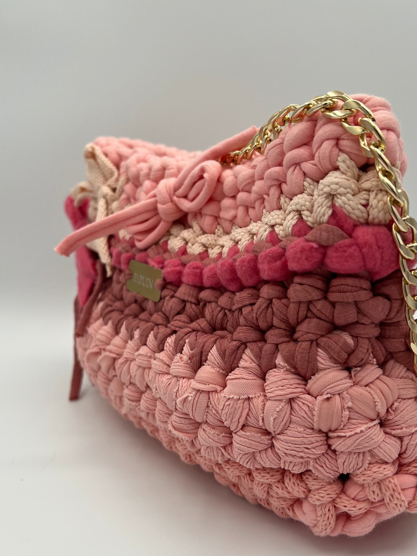 D.PUIN Handmade Crochet Bag – Oleander Pop