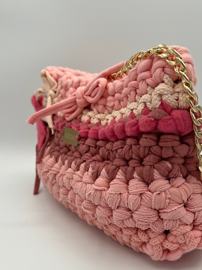 D.PUIN Handmade Crochet Bag – Oleander Pop
