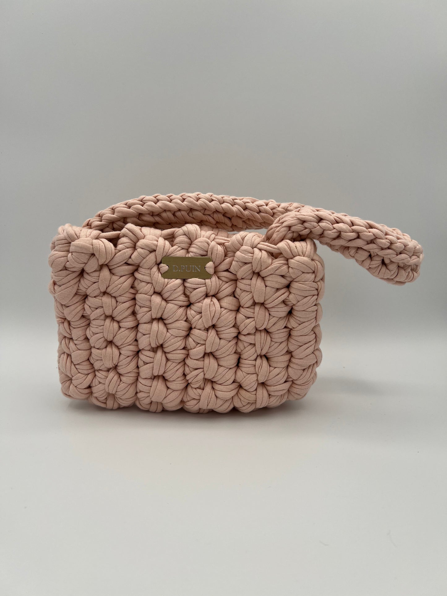 D.PUIN Handmade Crochet Bag – Blush Tide