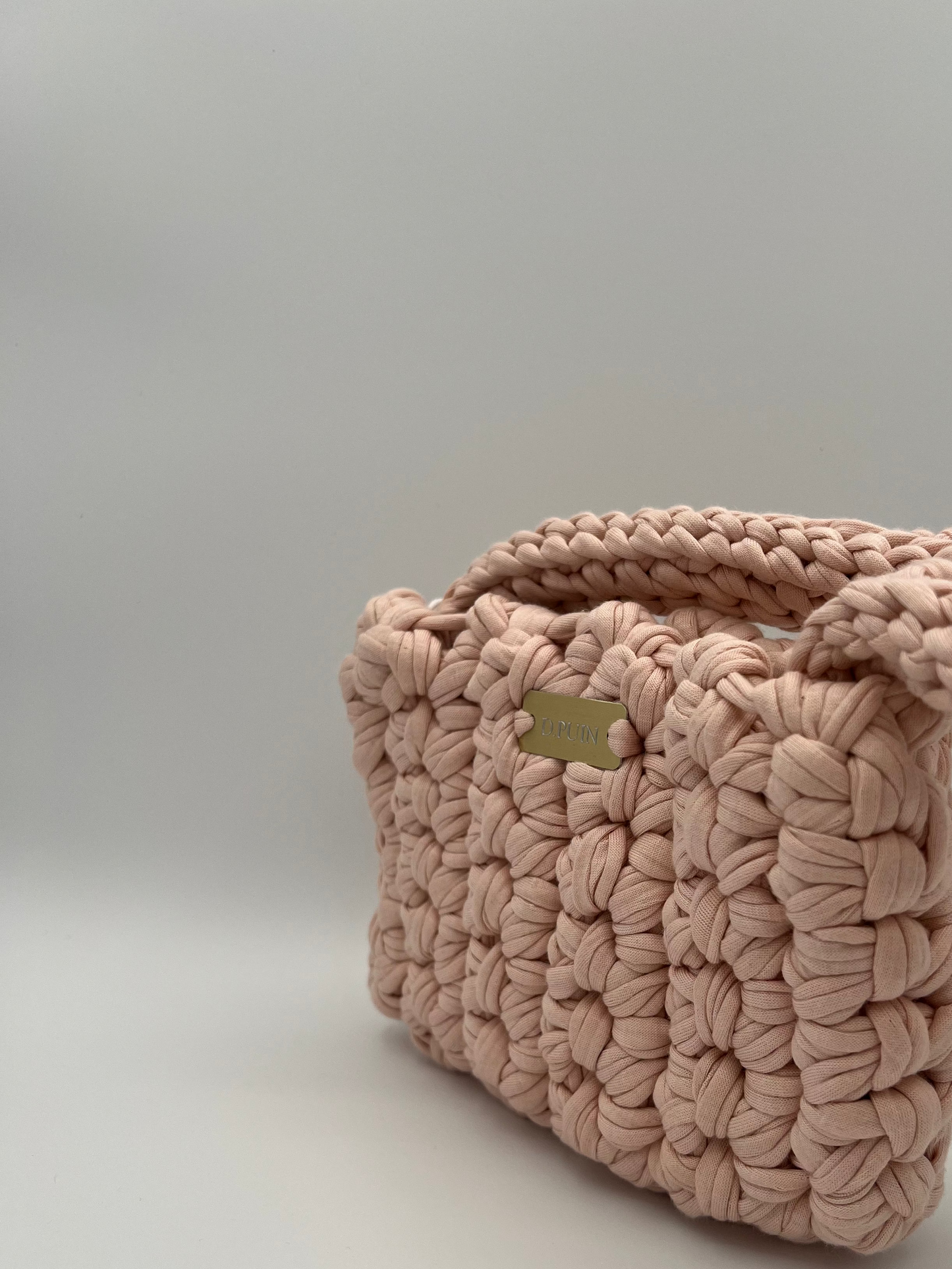 D.PUIN Handmade Crochet Bag – Blush Tide