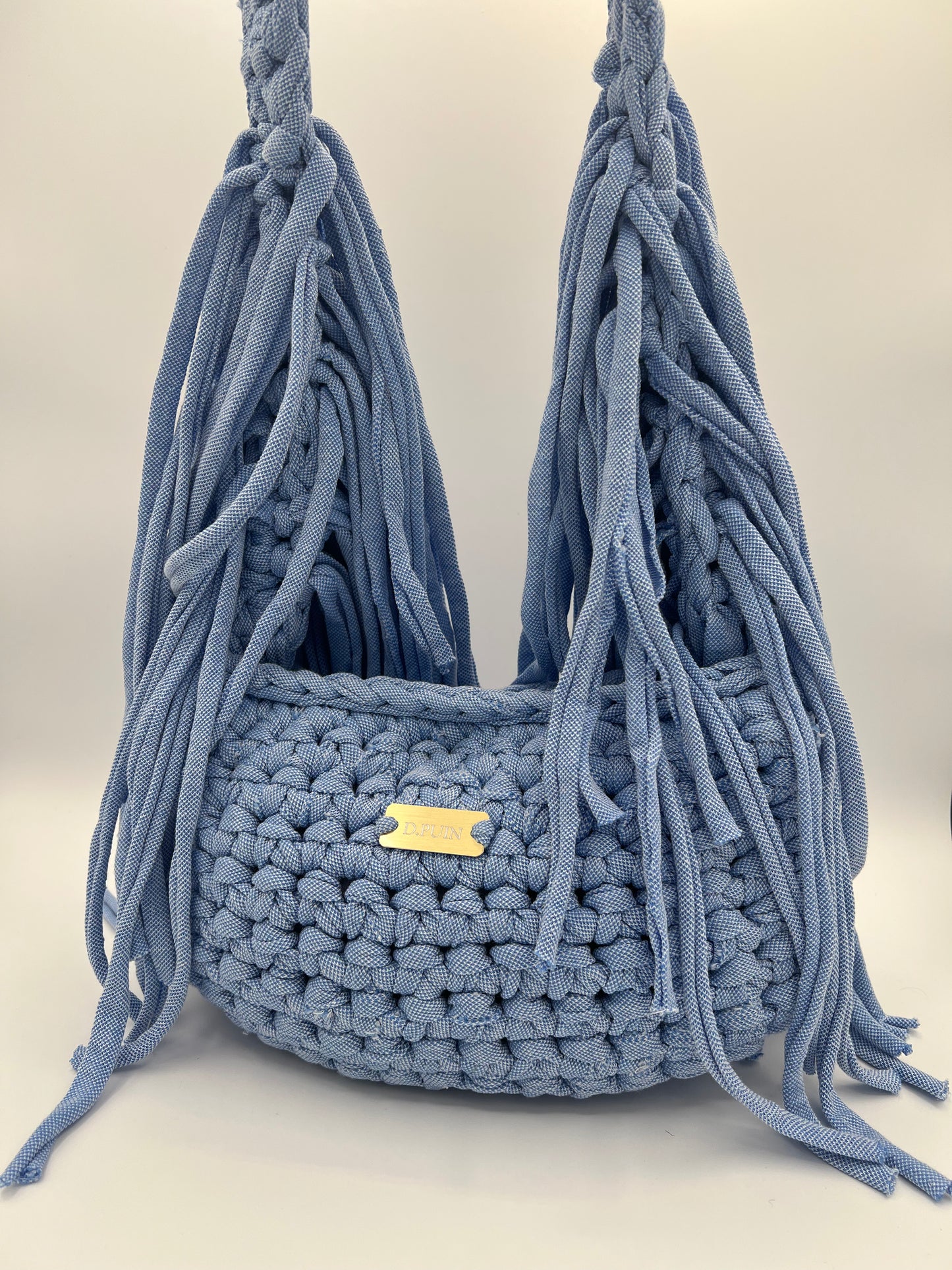 D.PUIN Handmade Crochet Bag – Bermy Blue