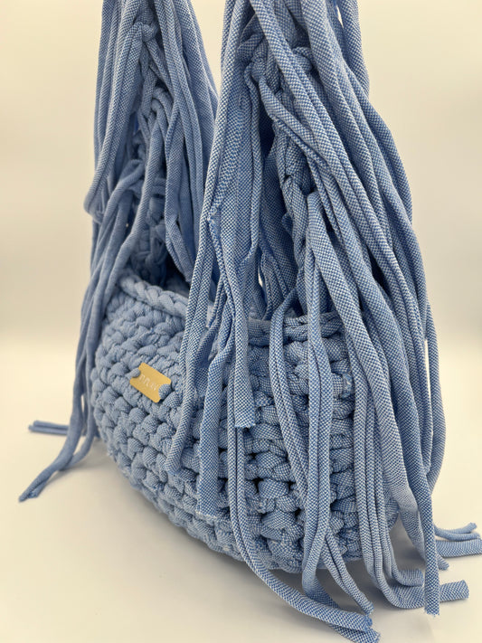 D.PUIN Handmade Crochet Bag – Bermy Blue
