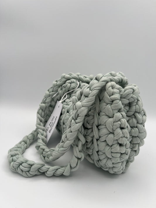 D.PUIN Handmade Crochet Bag – Mint Mirage