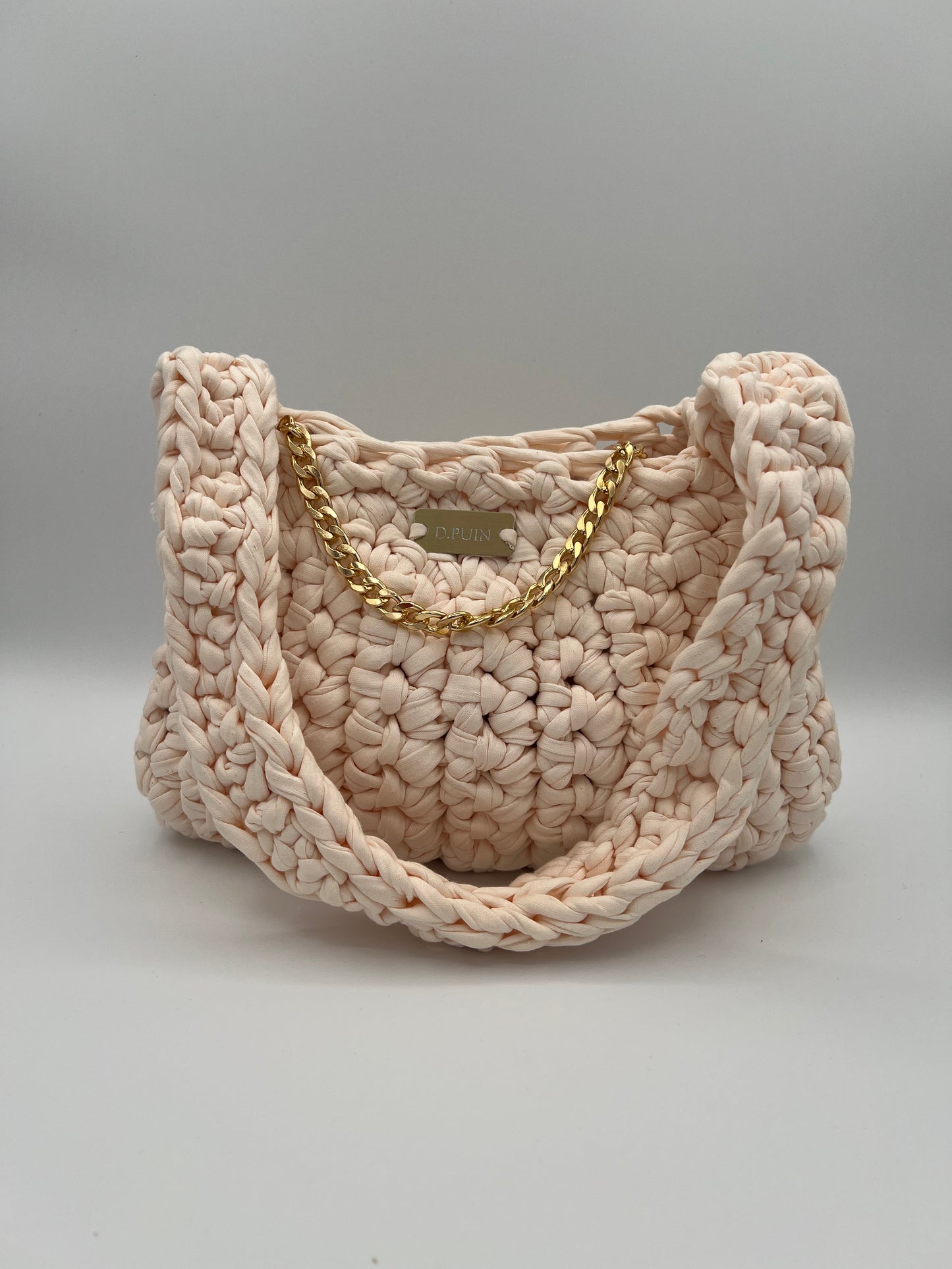 D.PUIN Handmade Crochet Bag – Sunset Pink Sand