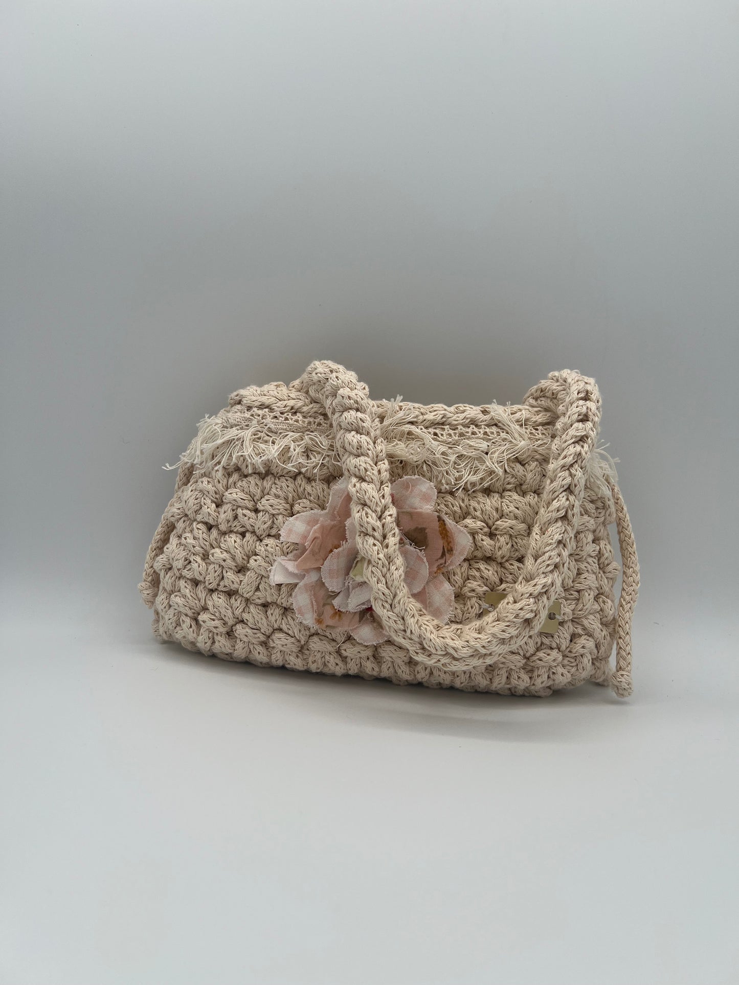 D.PUIN Handmade Crochet Bag – Fringe Bloom