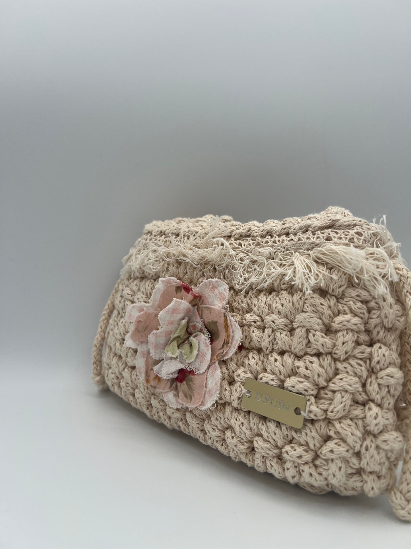D.PUIN Handmade Crochet Bag – Fringe Bloom