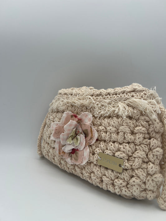 D.PUIN Handmade Crochet Bag – Fringe Bloom