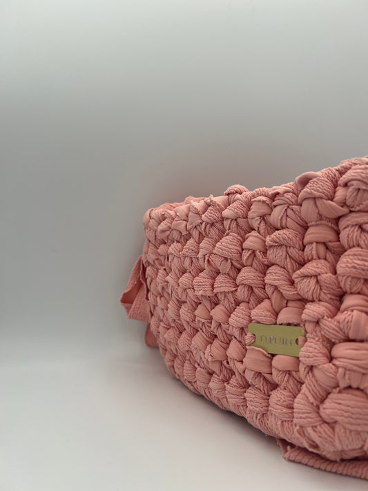D.PUIN Handmade Crochet Bag – Rose Soft
