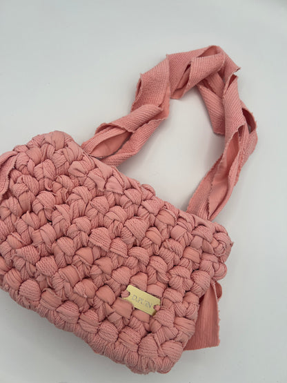 D.PUIN Handmade Crochet Bag – Rose Soft