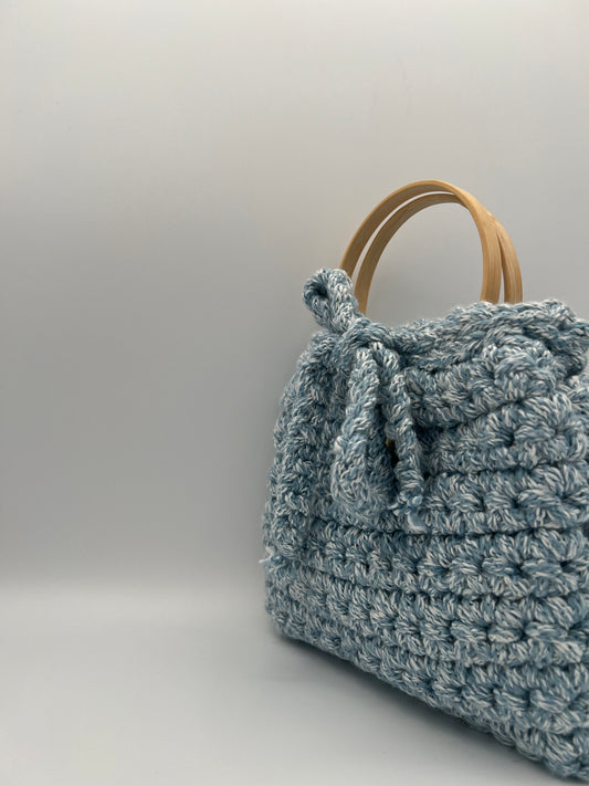 D.PUIN Handmade Crochet Bag – Sky Loop