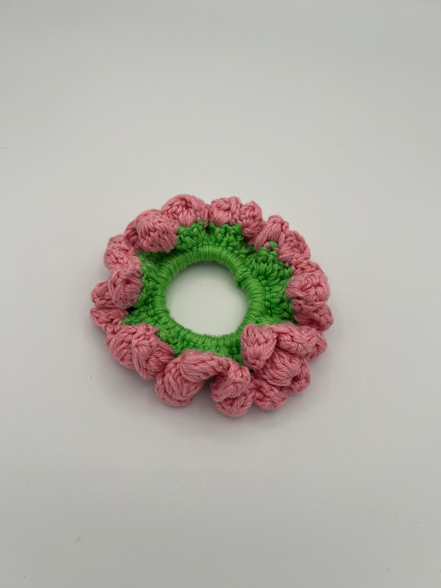 D.PUIN Handmade Crochet Scrunchie - Tulips