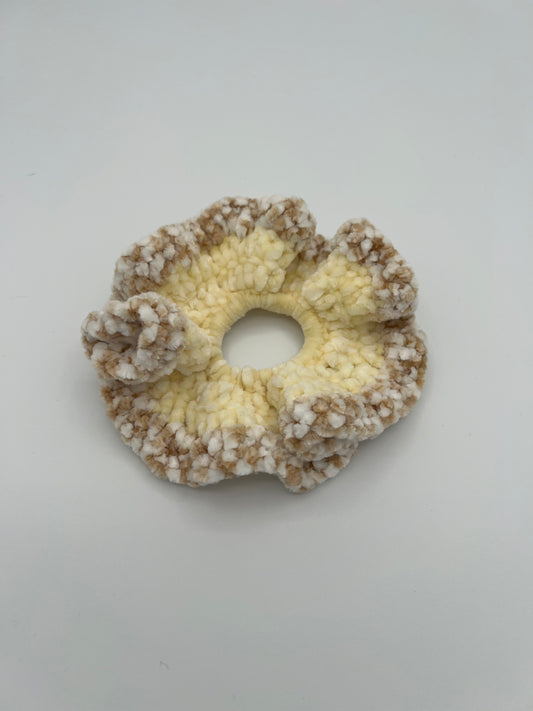 D.PUIN Handmade Crochet Scrunchie - Soft Tones