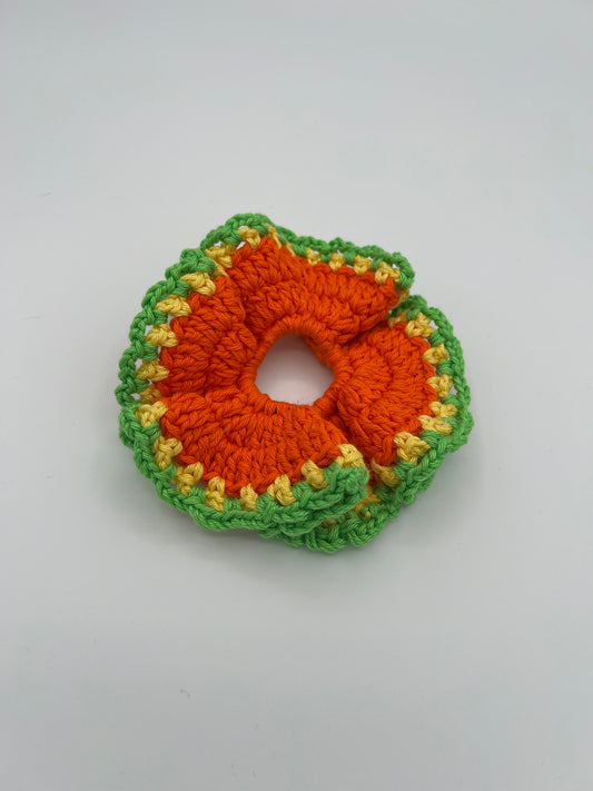 D.PUIN Handmade Crochet Scrunchie - Bright Tones