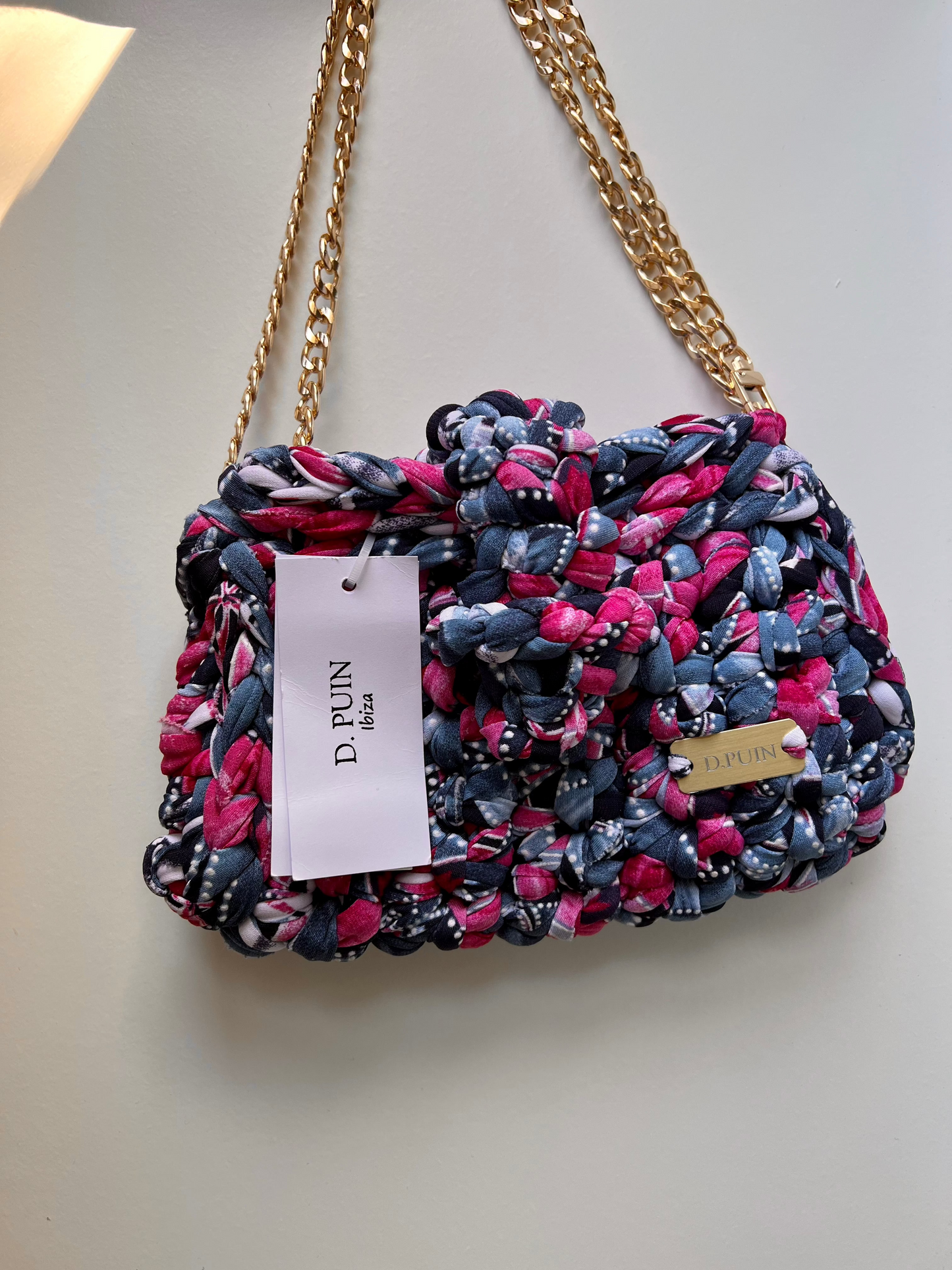 Small Pink and Blue Bag