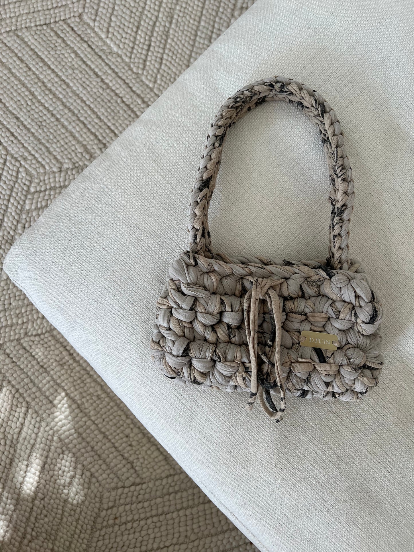 D.PUIN Handmade Crochet Bag – Sand Serenade