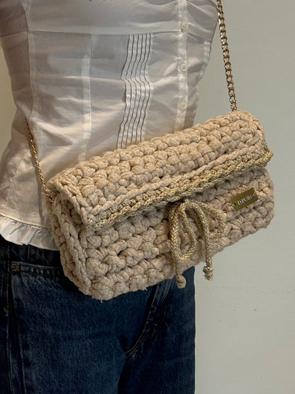D.PUIN Handmade Crochet Bag – Sandlight Glow