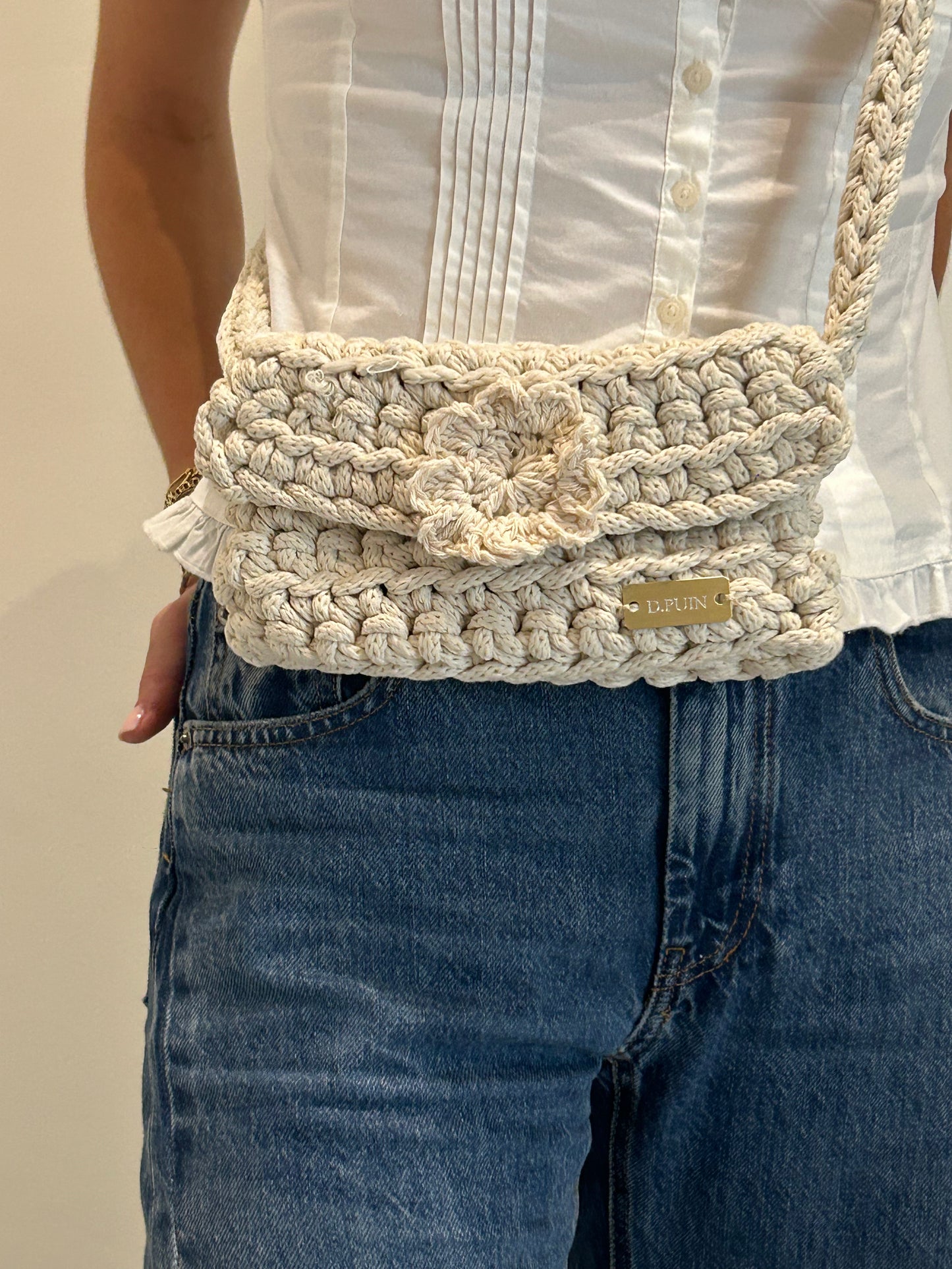 D.PUIN Handmade Crochet Bag – Sandy Texture