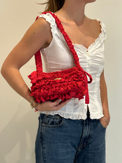 D.PUIN Handmade Crochet Bag – Harbour Red