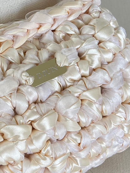 D.PUIN Handmade Crochet Bag – The White Sand Bag